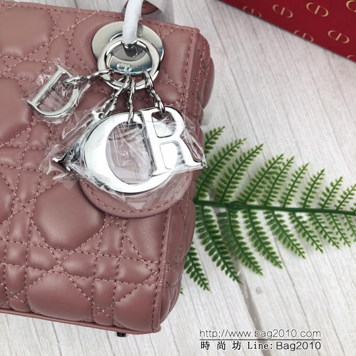 DIOR迪奧 原單系列 Dior Mini戴妃新升級 全新鏈條款 鏈條手提斜挎包  zdo1254